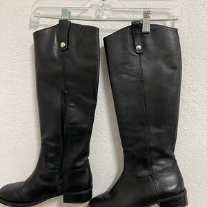 INC International Concepts Black Heeled Boots